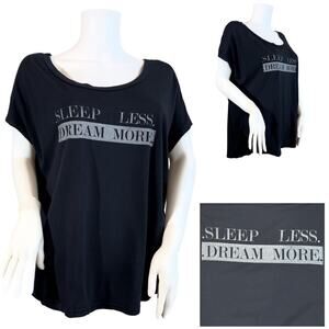 good YOUman Oversized High Low Hem Drop Shoulder Graphic Print Tee SZ XS/S $79